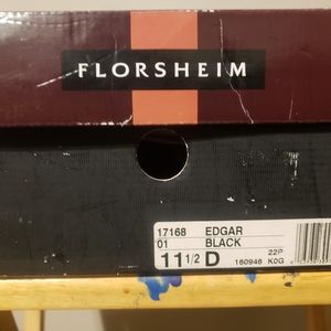 Florsheim Men's Dress Shoes, Flat Black, size 11.5